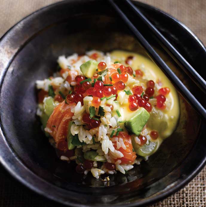 Salmon and Sushi Rice, Nigella's Recipes