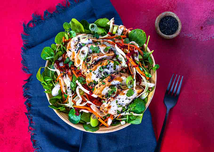 Miso Chicken Salad Recipe