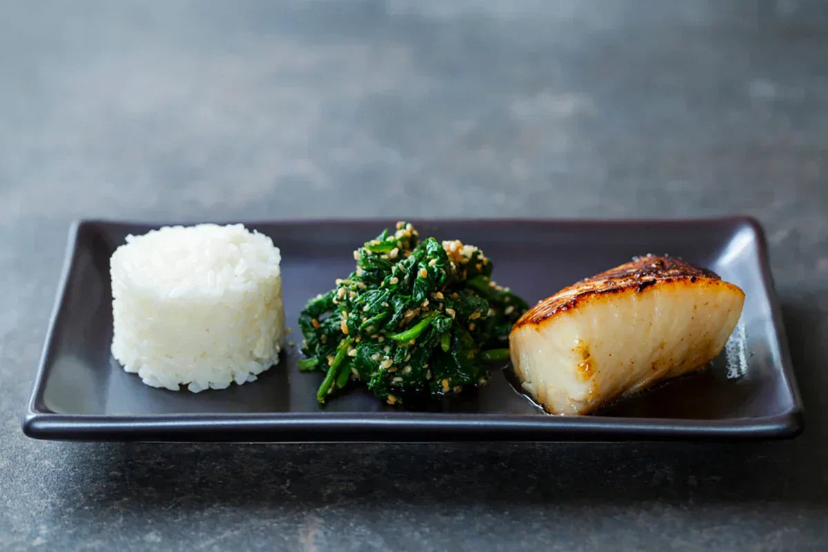 Miso-Glazed Black Cod with Yuzu-Scented Rice