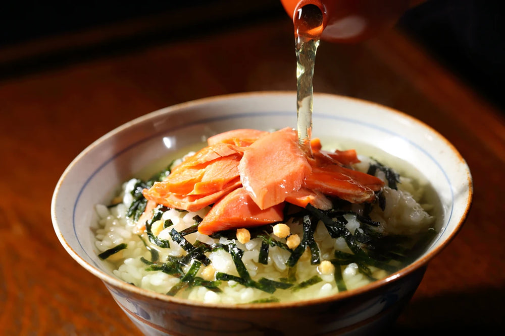 Salmon Ochazuke (Rice in Green Tea Broth)