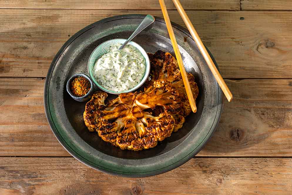 Tonkatsu Togarashi Cauliflower Steaks