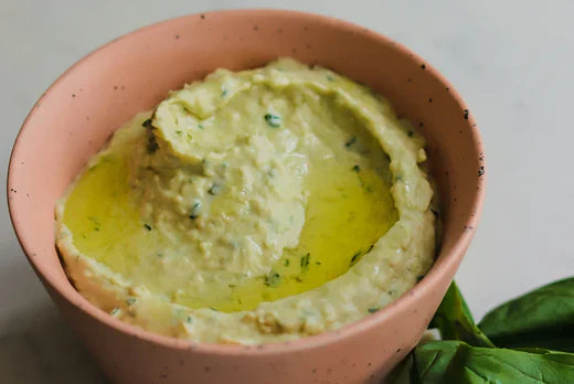 Spicy Wasabi and Avocado Hummus