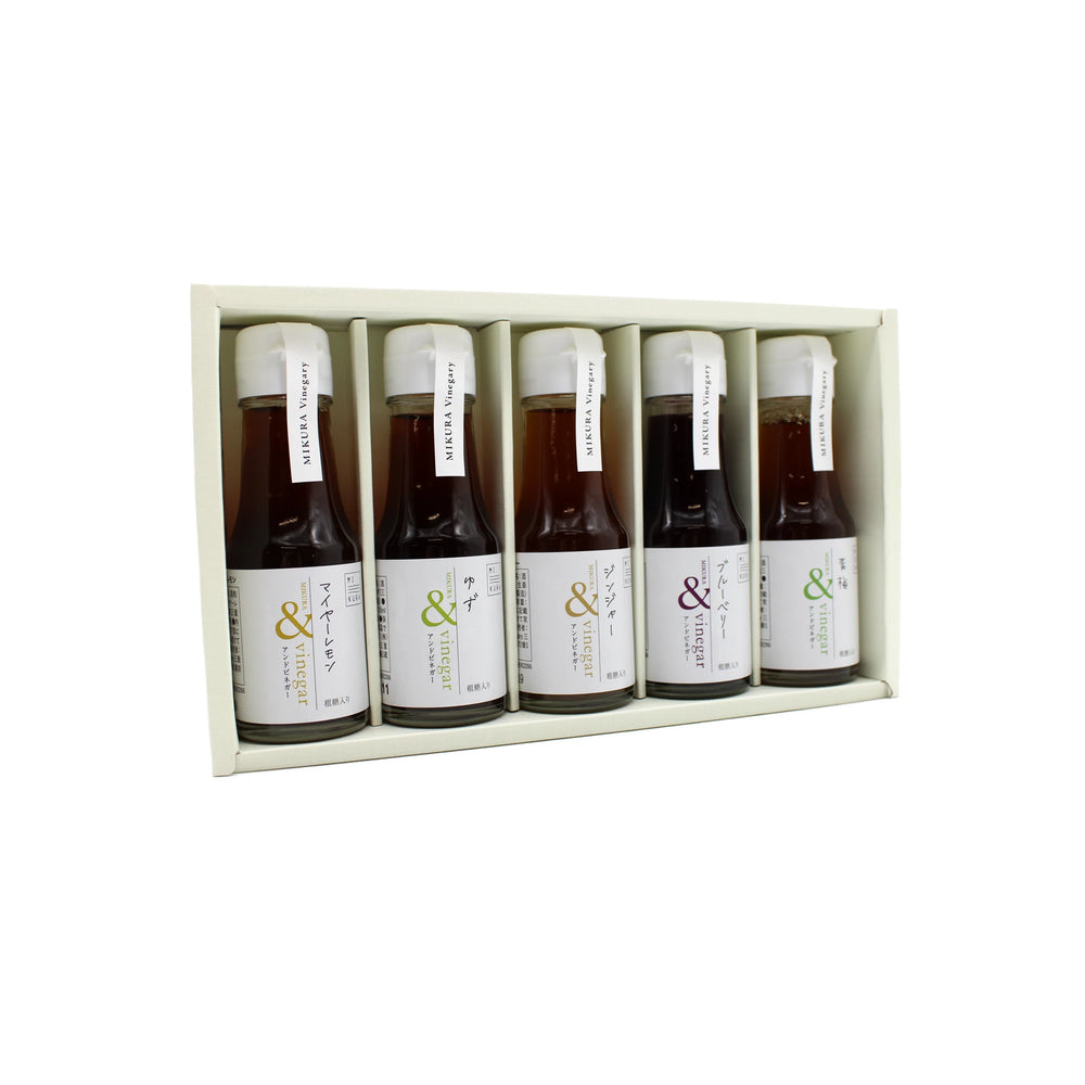 
                  
                    Set of 5 Vinegars with Fruit & Raw Sugar
                  
                