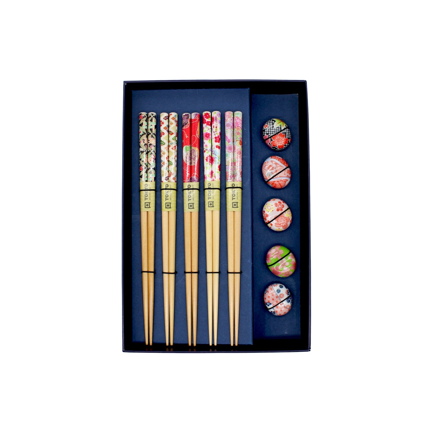 
                  
                    Chopstick & Rest Set - Colourful
                  
                