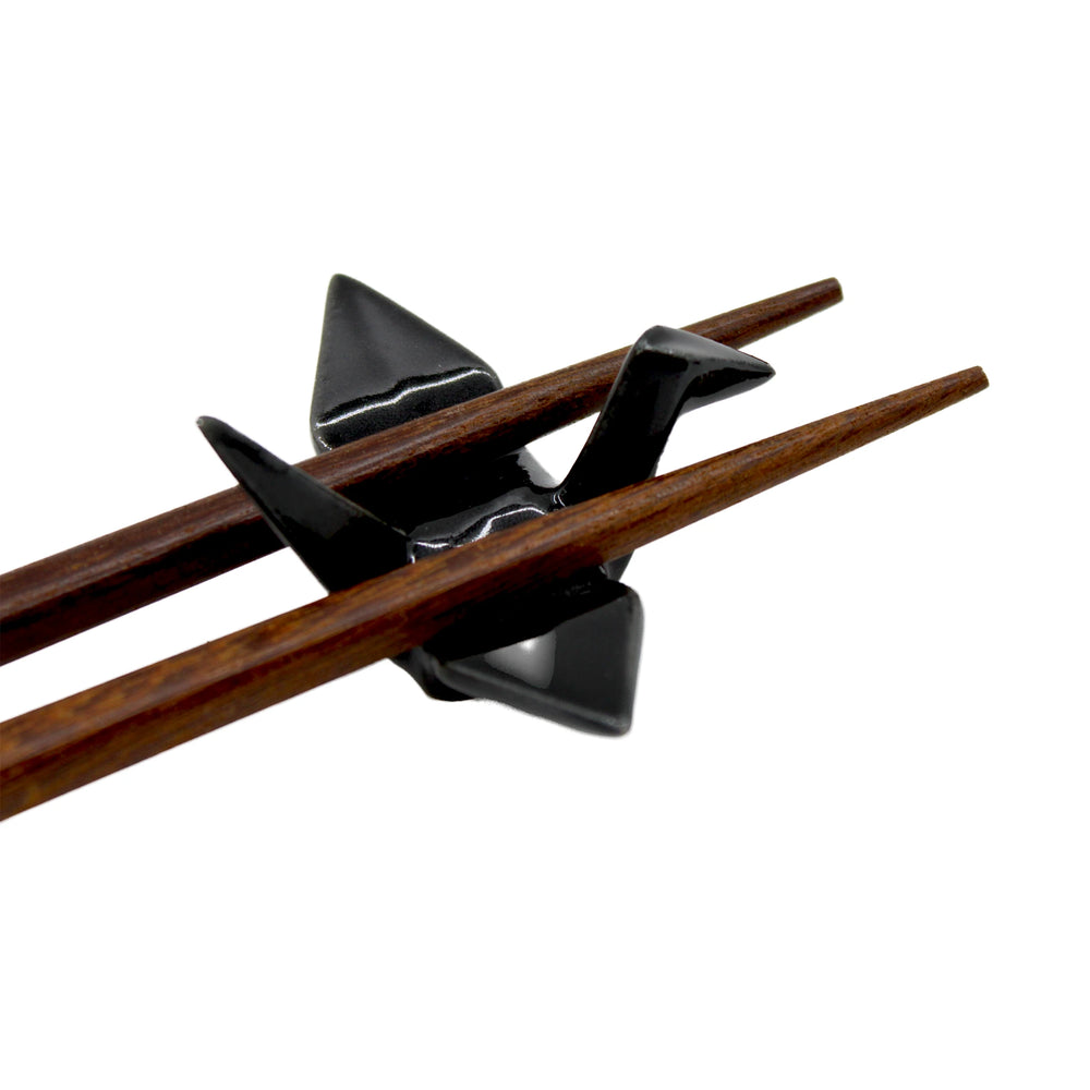 
                  
                    Chopstick Rest - Origami Crane Black
                  
                