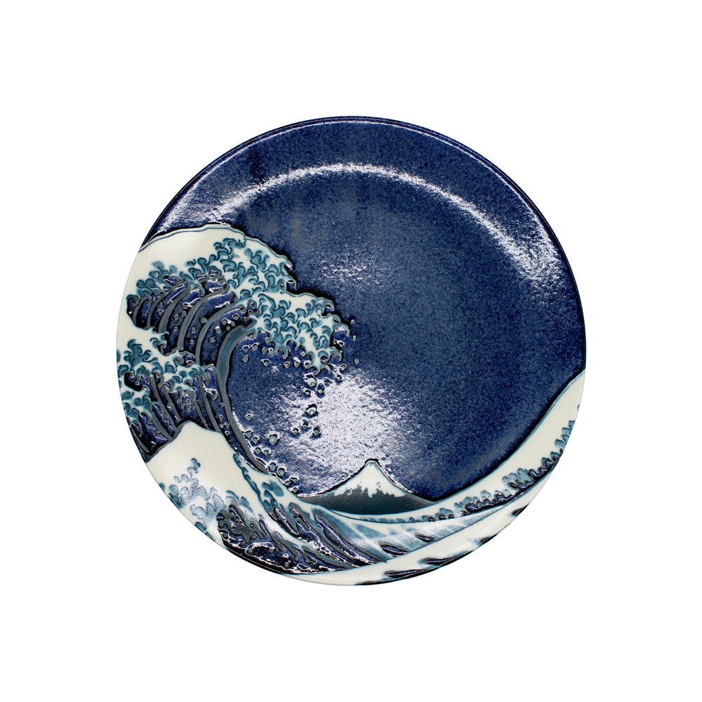 Large Plate - Great Wave Hokusai Design