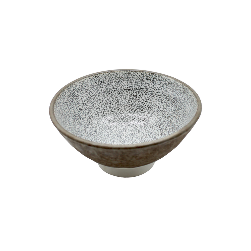 Medium Bowl - Crazed Grey