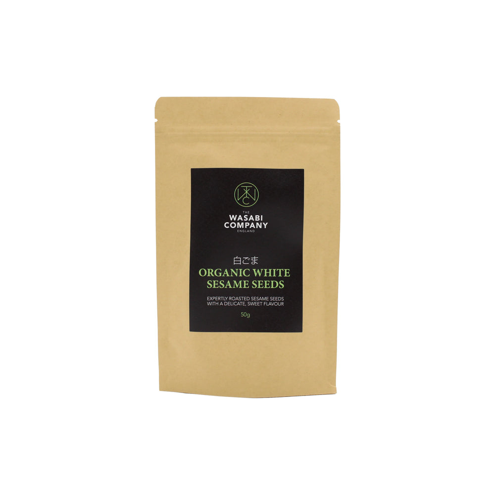 Wasabi Label Organic White Sesame Seeds - 50g