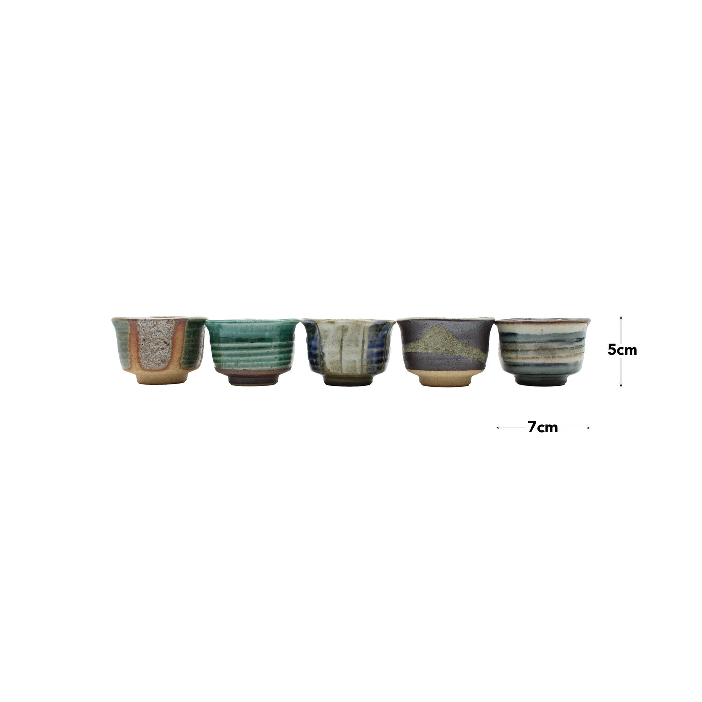 
                  
                    Ochoko Sake Cups - Set of 5
                  
                