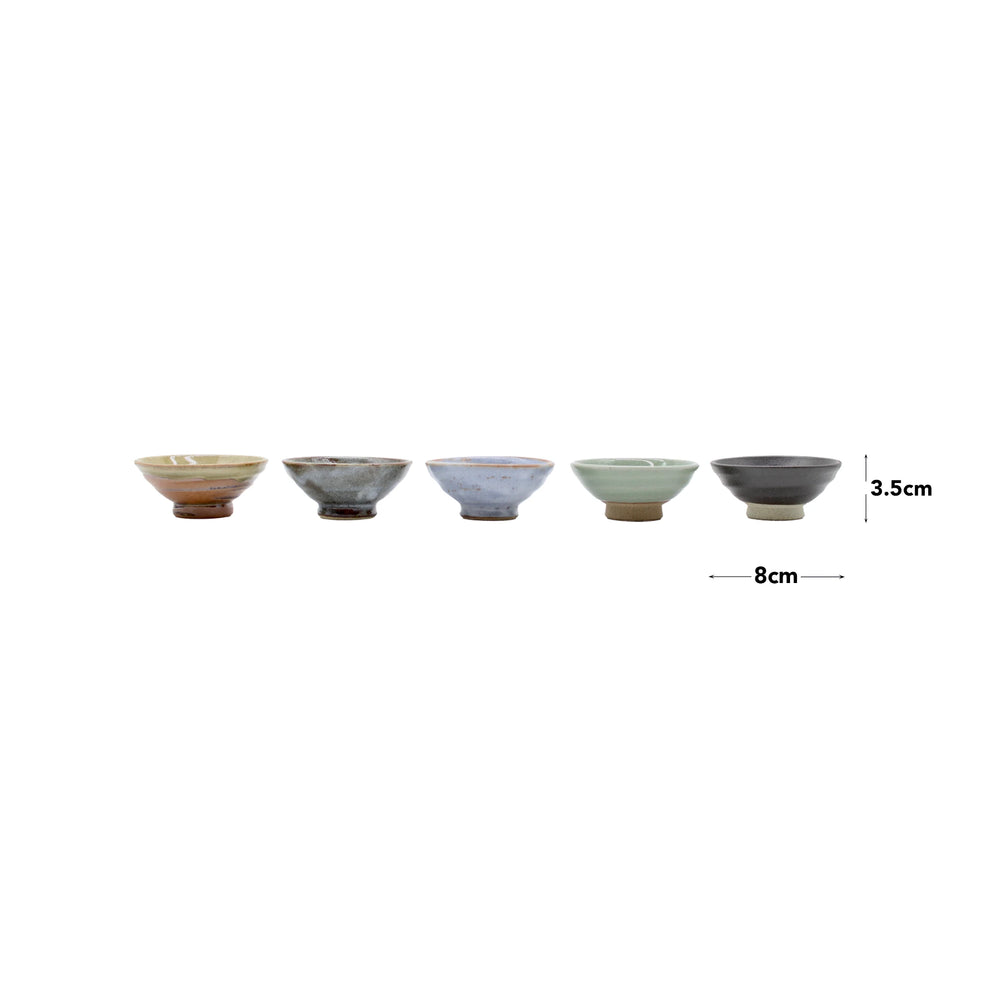 
                  
                    Sakazuki Flat Sake Cups - Set of 5
                  
                