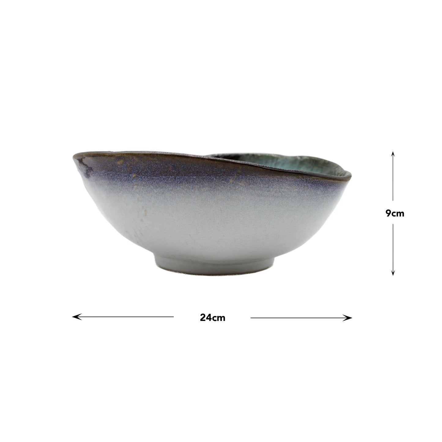 
                  
                    Large Uneven Bowl - Sky Blue
                  
                