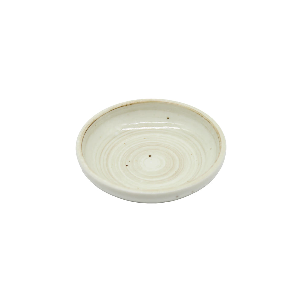 
                  
                    Soy Sauce Dish - White Kohiki Vortex
                  
                