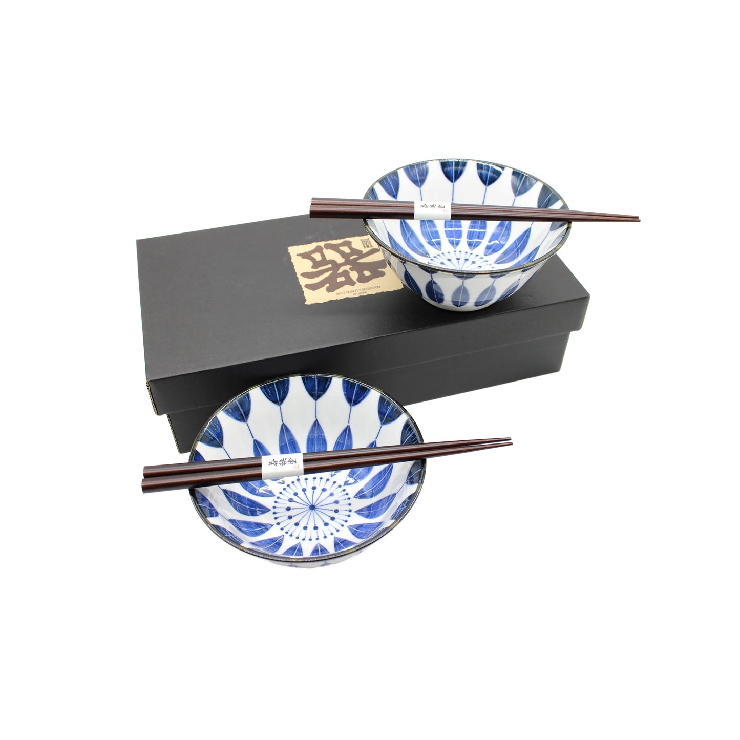 
                  
                    Sunflower Design Bowls Gift Set - White & Blue
                  
                