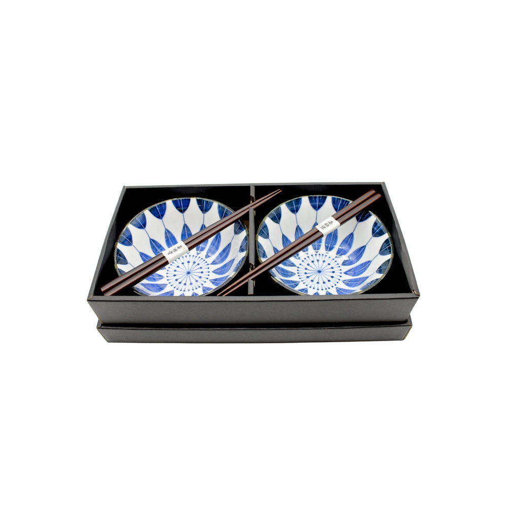 
                  
                    Sunflower Design Bowls Gift Set - White & Blue
                  
                