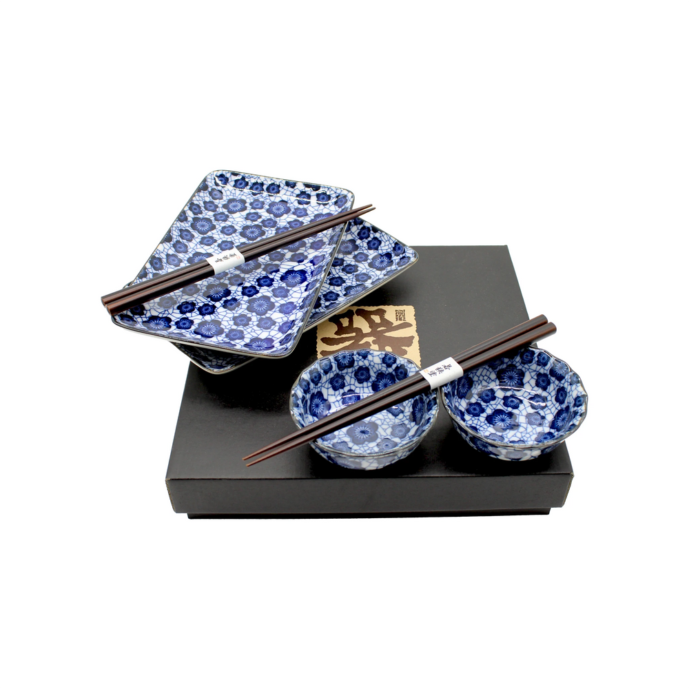 Sushi Gift Set in Blue Plum