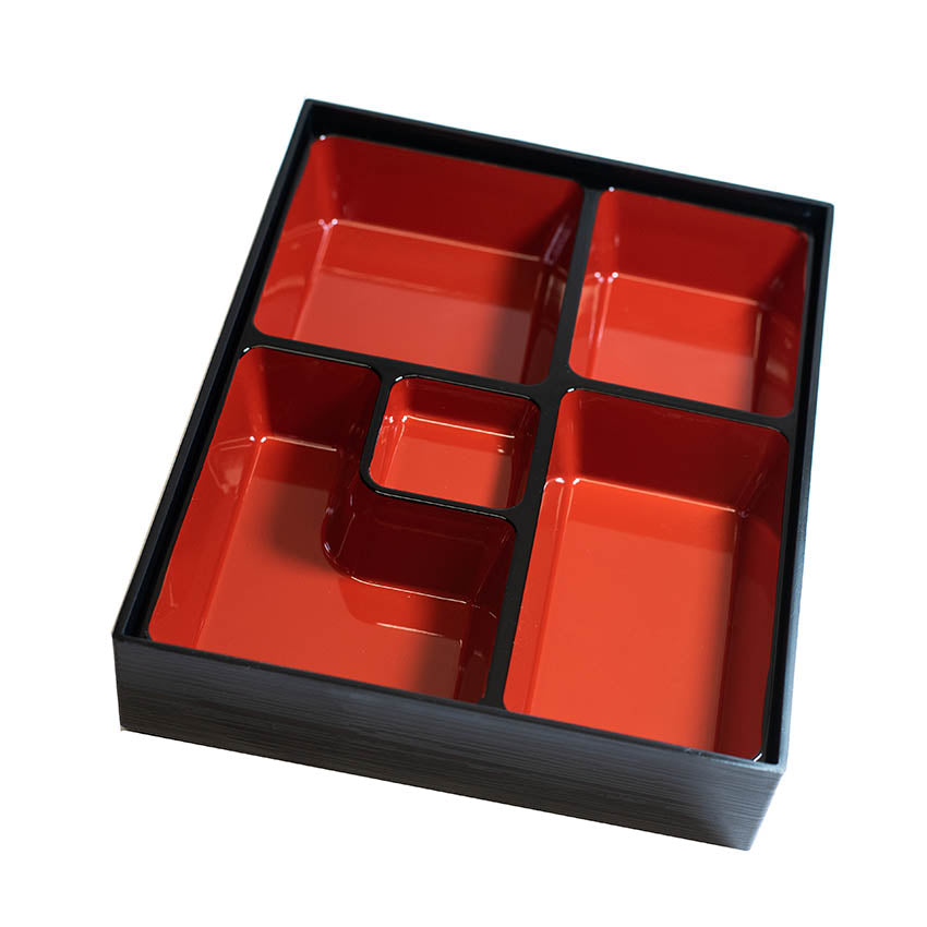 Bento Box Black & Red Lacquer | Ceramics | The Wasabi Co – The Wasabi ...